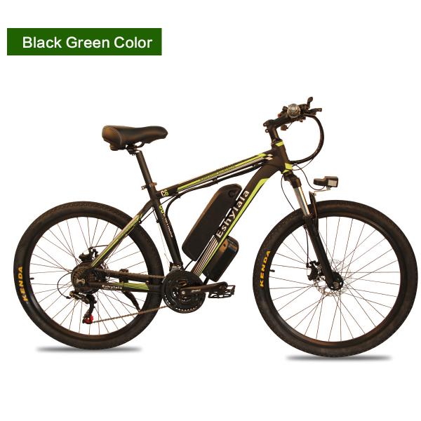 Black 6061 Aluminium Electric Bike , 26 Inch 350w E Bike CE Certification