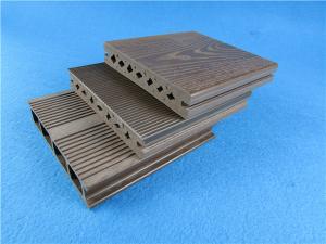 Placas de plataforma compostas do Decking de madeira composto que esfolam a