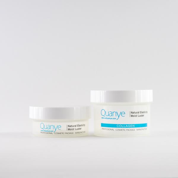Cute Body Baby Cream Jar 100ml 200ml Label Printing With Black Cap