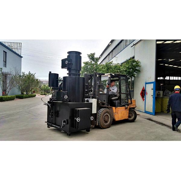 Incinerador de residuos pequeños quemador horno de cremación máquina de incineración de animales domésticos