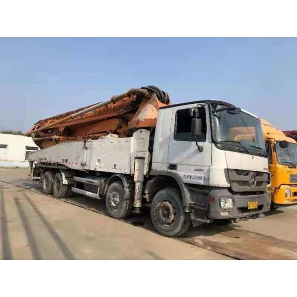 Second Hand Pump Truck Mixer Building Zoomlion 52m Concrete Pump Semi-Dry Shotcrete Type