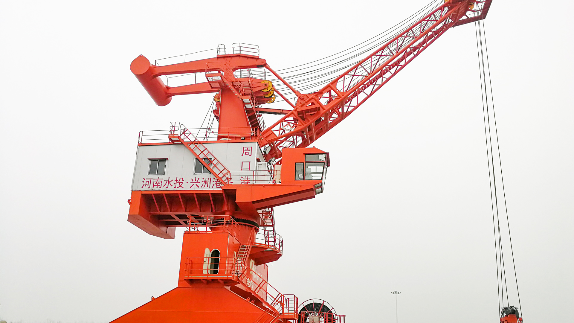 Fourlink Harbour Port Cranes Singleboom and Fourboom Harbour Port Crane Portal Crane Mechanisms