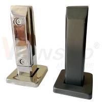 SUS 304 316 Linha de cabelo Preto Matte Mirror Superfície de aço inoxidável Piscina Espinha de vidro Para 12mm 24mm vidro