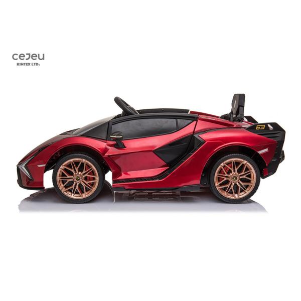 Las puertas de oscilación autorizaron el coche 13kg MP4 Lamborghini Sian Ride On Car de los niños