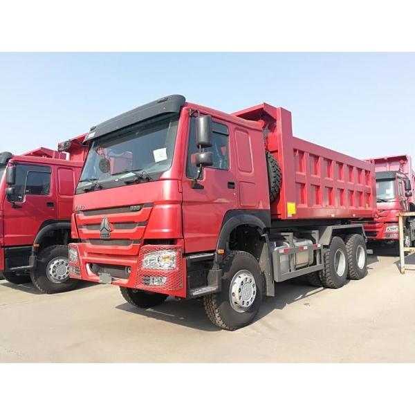 6x4 10 Wheel 336HP Used Dump Trucks LHD Drive Mode EURO III Emission