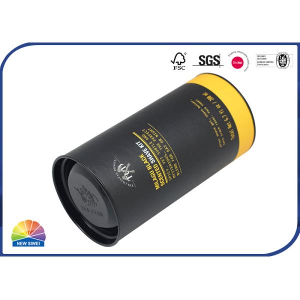 Металл кофе чая кончает круглый контейнер трубки картона