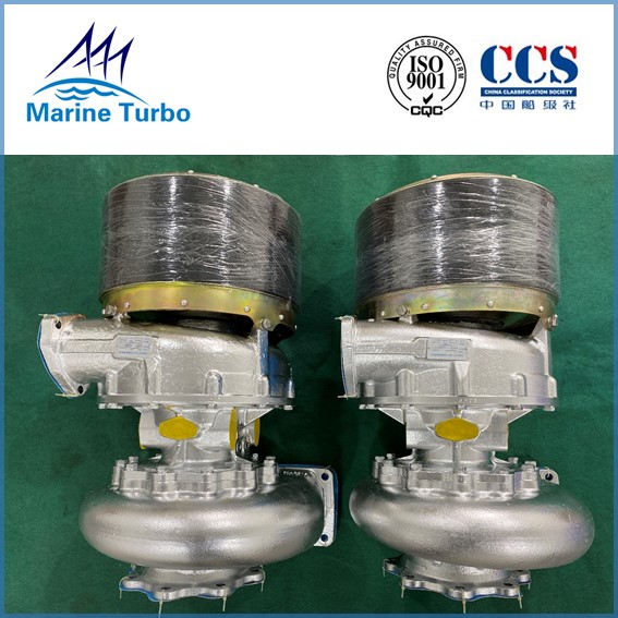 Turbocompresseur marin de moteur diesel d' AT14 avec le filtre noir