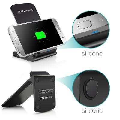 Fast Charging Qi wireless charger instant mobile phone charger Wireless fast charger support Iphone And Android phones
