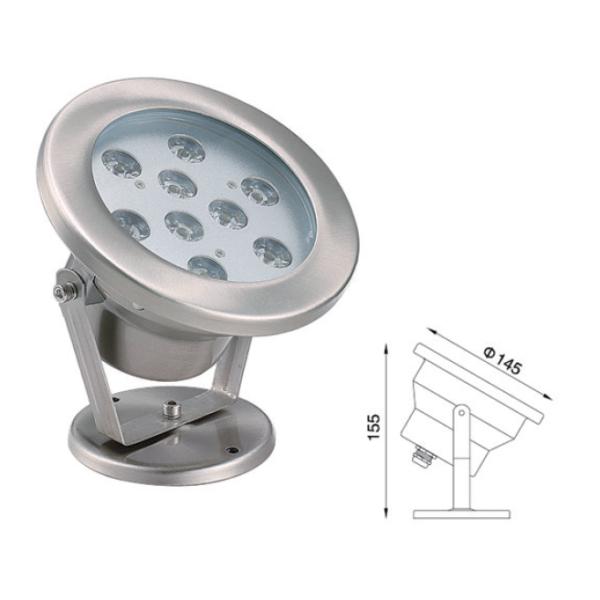 Закаленное пятно СИД стекла DC24V RGB освещает на открытом воздухе работу в пруде