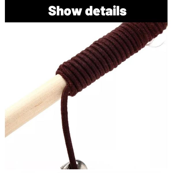 M Size Cat Teaser Wand Cute Wood Cat Feather Wand OEM ODM Cat Teaser Stick