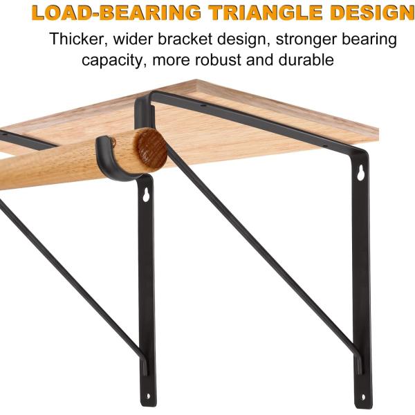 Черно-белый тяжеловесный шкаф полка Стерженьные скобки Образец Предлагаемые стенные полки