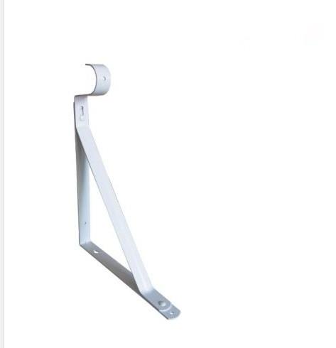 Iron White Home Hardware Shelf Brackets Furniture Support Easy To Install