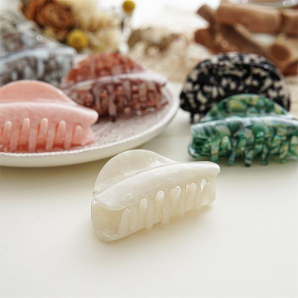 French acetic acid hair clip women accessories temperament shark large back hair clip headwear