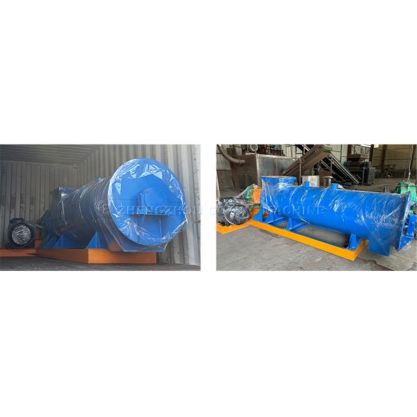 Organic Fertilizer Production Process Cow Dung Compost Making Machine