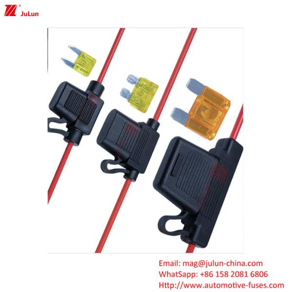 Moyenne, petite, grande qualité avec support de fusible imperméable au plomb/disjoncteur Matériau de boîtier en nylon Voltage nominal 32V Applications automobiles/véhicules électriques/bus