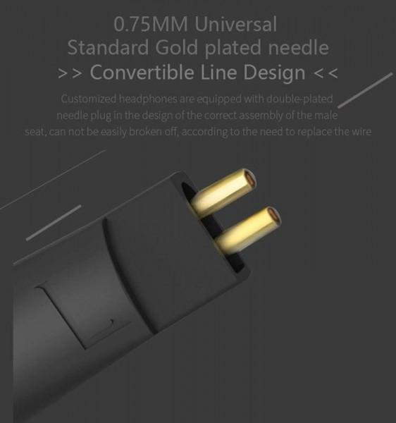 KZ ZS5 2DD plus 2BA Detachable Wired Cable Hifi Hybrid Dynamic Earphone In Ear Headphone