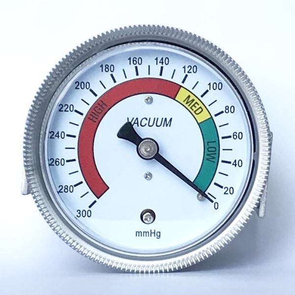 2.5 Inch Capsule Pressure Gauge 63mm Brass Wetted U Clamp Pressure Gauge