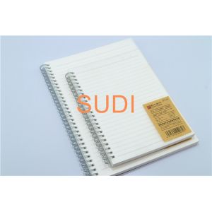 O único fio obrigatório 80 cobre o caderno espiral de folha 70gsm solta