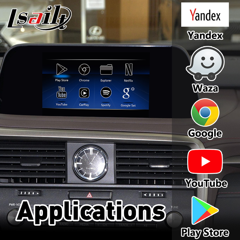 Интерфейс Lsailt Lexus видео- для 2013-2021 NX с CarPlay, NetFlix, автомобилем андроида для RX200t RX450h LX570 LX460d