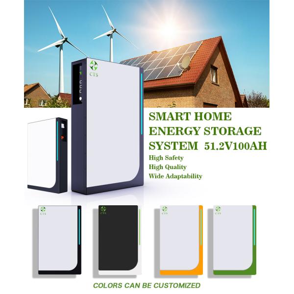 Стена батареи 48V 100ah 200ah 5kwh 10kwh хранения Lifepo4 дома Powerwall установила