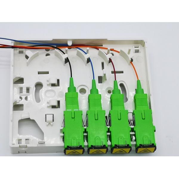 Indoor Fiber Optic Termination Box PTO 4Ports For Quick And Simple Installation Outer Kit PTO