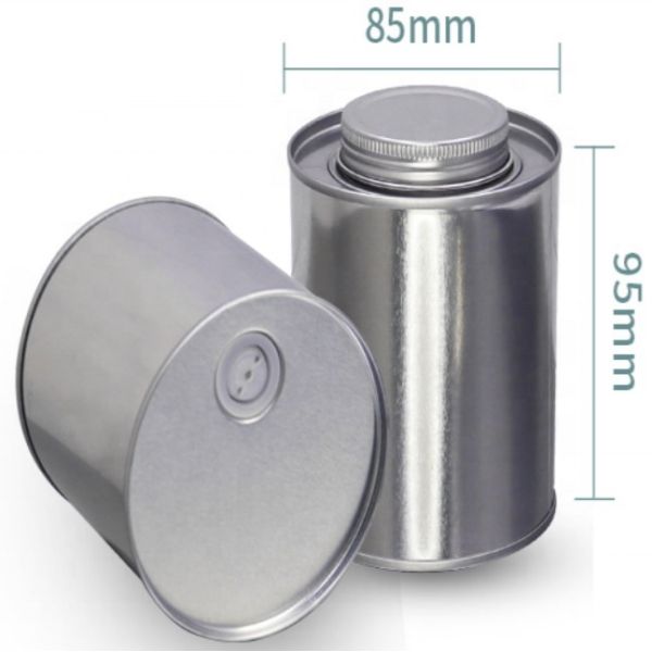 Airtight Food Grade Screw Lid Coffee Tin Box Packaging Metal Tea Tin Canister Eco Friendly