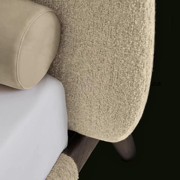 Customized Modern High End Hotel Bedroom Furniture Standard Comfortable Wooden Bed