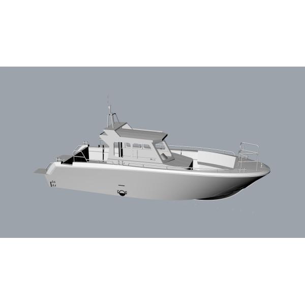 11m Angled All-aluminum Alloy High-speed Deck Boat