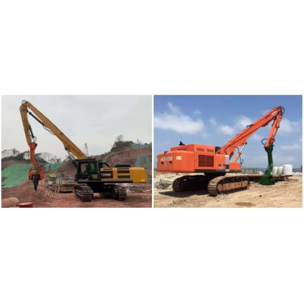 экскаватор пиловодящий бум с пиловодящим молотом длинноручной рукой ограждение пиловодящая машина