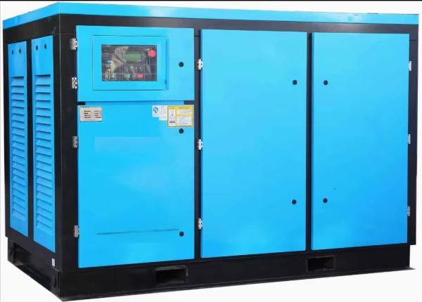 Customized 380V Industrial Core Compressors 110KW Two-Stage Screw Oil-Less Stationary Micro-Air Compressor 15KW Power Source