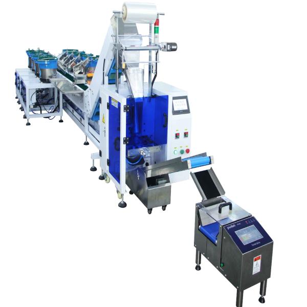 High Quality Equipment 8 Drums Fastener Screw Hardware fittings Plastic Bags Pouch Packaging Machine