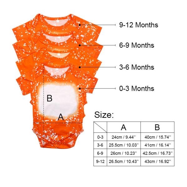 Multicolored Tie Die Long Sleeve Sublimation Onesie Blanks