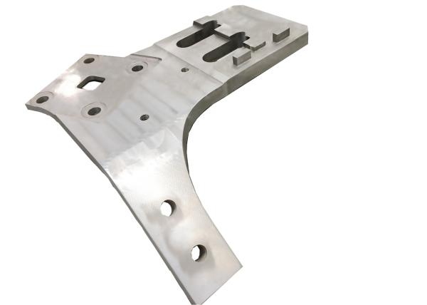 Carbon Steel Hot Forged Parts High Speed Railway Connector Frame CNC Machining