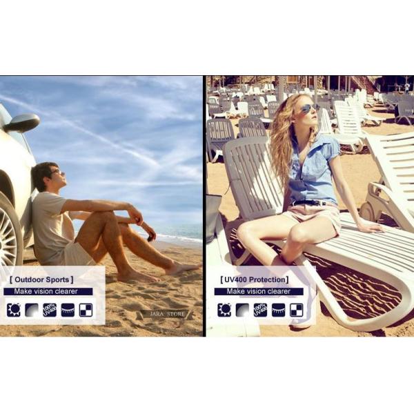 UV Protection Polarized Eyeglass Lenses CR39 1.499 Mirror / Revo Coating