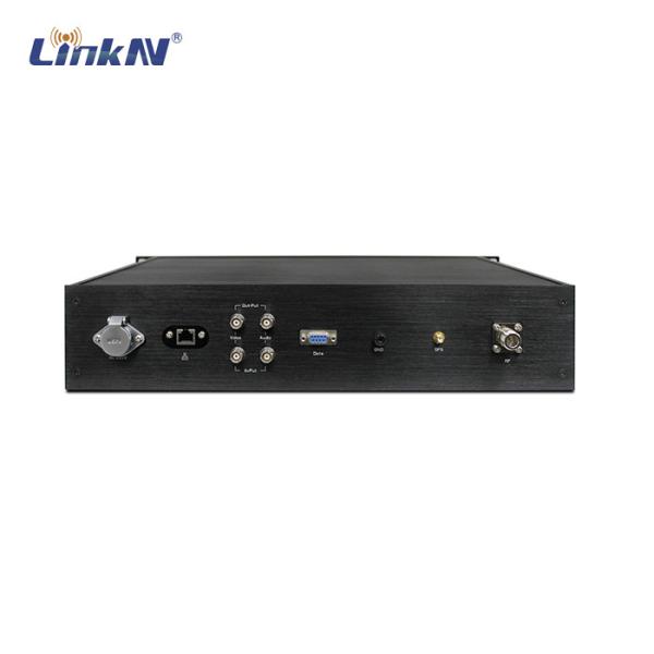 LKAV1707 100KM 20W Tactique MIMO 2U Transmetteur vidéo COFDM embarqué