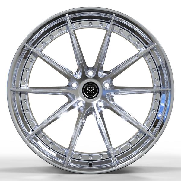 Pour les barils polonais d'Audi RS5 2-PC a chancelé des jantes de roue de voiture de sport de 19 et 21 pouces