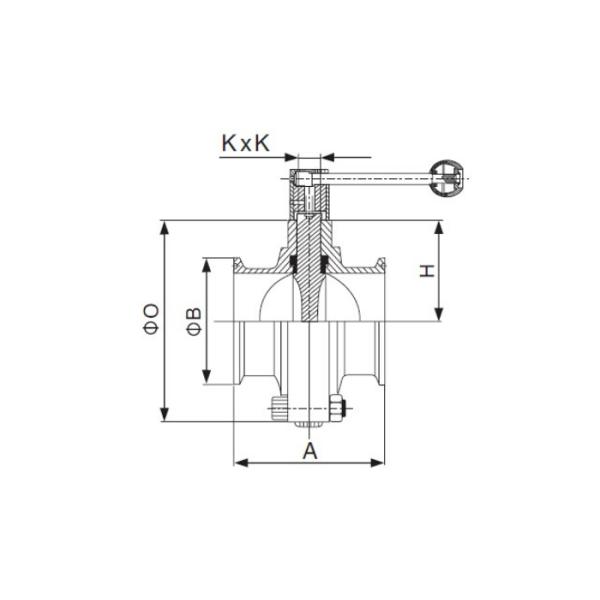 8 Inch Stainless Steel Butterfly Valve , High Performance Butterfly Valves