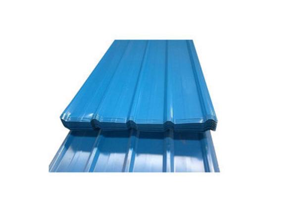 Color Coated Aluminium Profile Sheet Roofing , Recyclable Aluminium Roof Tiles