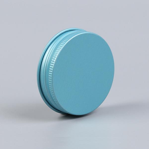 PE Blue Aluminium Bottle Tops Lids For Skin Care Food Drink