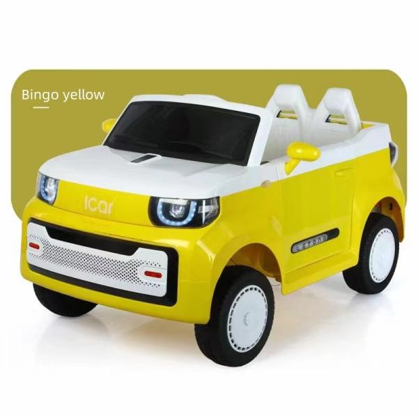 Batería de cuatro ruedas de plástico Bebé Niños Juguete eléctrico con mando a distancia 12V*390*2 Motor