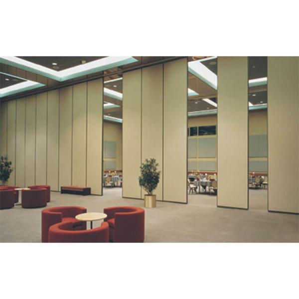 Fireproofing Movable Partition Walls Operable Partition Panel with Acoustical Fabric
