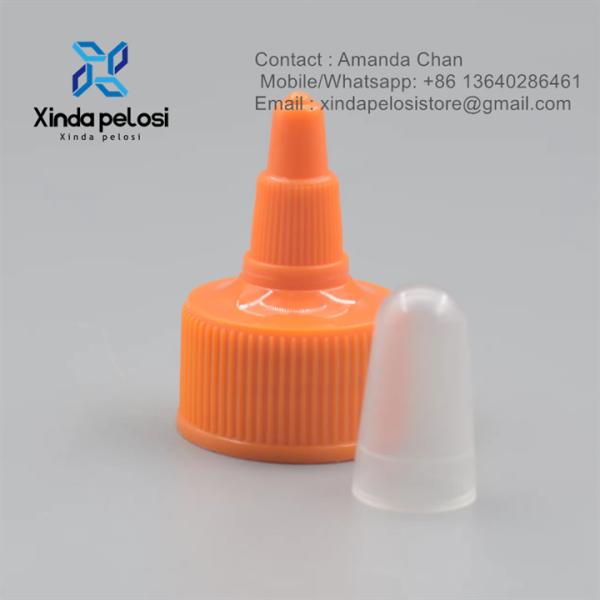 Customizado PET PP plástico condicionador de cabelo frasco distribuidor tampas torcer tampa de parafuso superior para venda