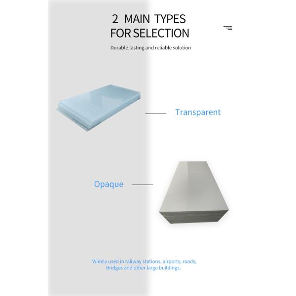 Дук Толщины Дорожный мост Непрозрачный серый звукоизоляционный акриловый панель