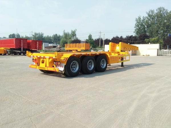 40 Feet Flatbed Semi Trailer With 3 Axles, Semi Trailer Truck from China