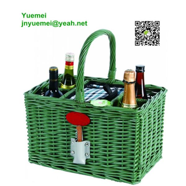 wicker handle basket manufacturer wicker redwine basket wicker picnic basket