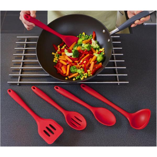 Multi Function Molding Silicone Rubber Parts Cooking Utensil Set Customized