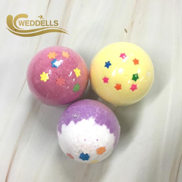 Lovely 120g Ball Shape Kids Surprise Bath Bombs For Skin Moisturizing