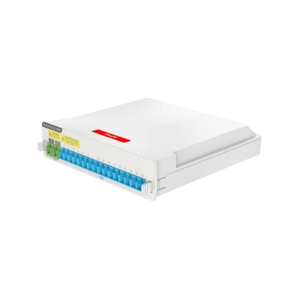 Conmutador Ruijie BIDI WDM de 16 canales, despliegue de agregación de fibra de alta densidad Plug-and-Play