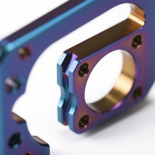 Anodized Zinc Plating CNC Machined Turned Parts High Precision Aluminum Components