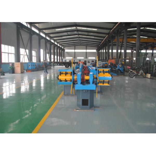 ERW High Frequency Mild Steel Pipe Making Machine 21-63mm Diameter